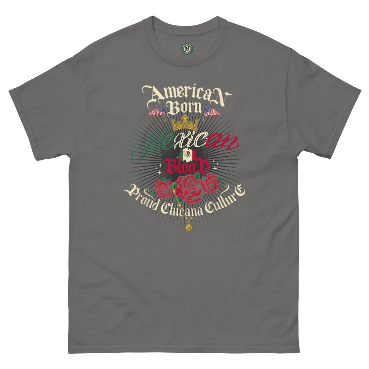 ¡Fuerza México! American Born Tee - Max & Co Tees