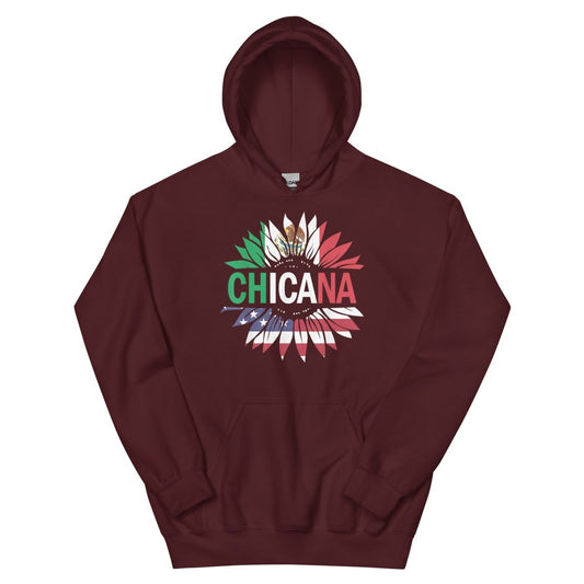 ¡Fuerza México! Chicana Hoodie - Max & Co Tees