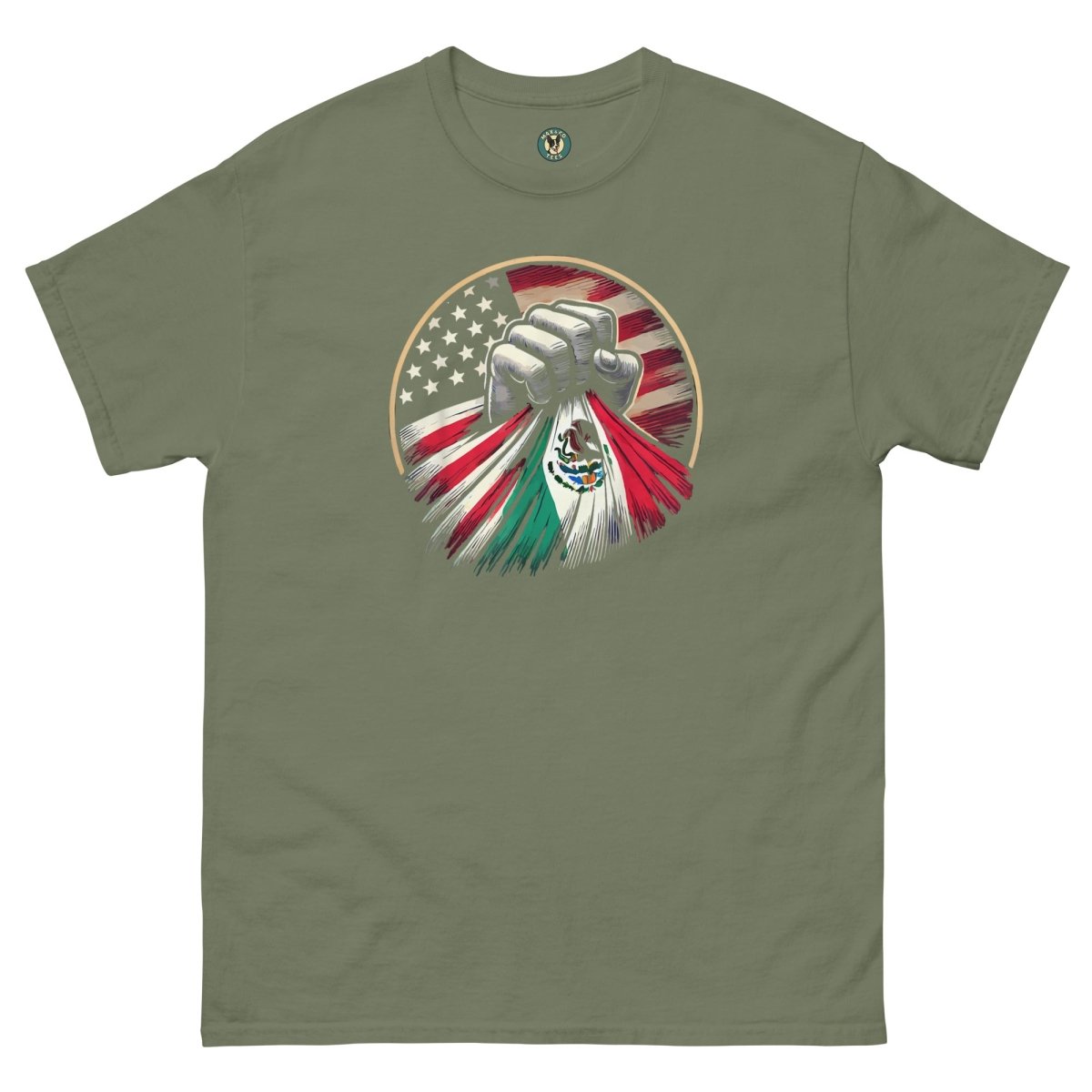 ¡Fuerza México! Fist Round Tee - Max & Co Tees