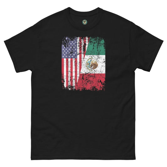 ¡Fuerza México! Flag Half Tee - Max & Co Tees
