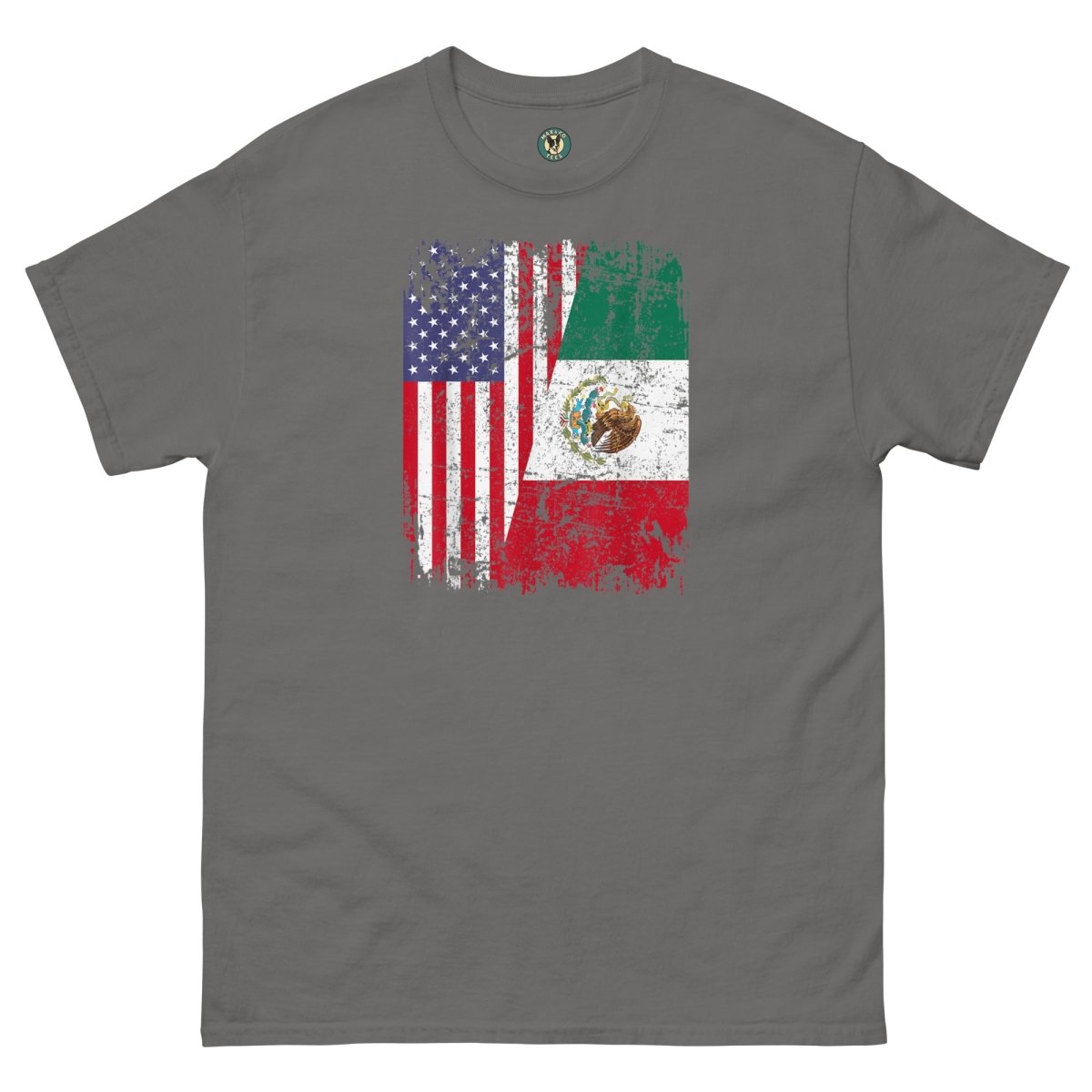 ¡Fuerza México! Flag Half Tee - Max & Co Tees