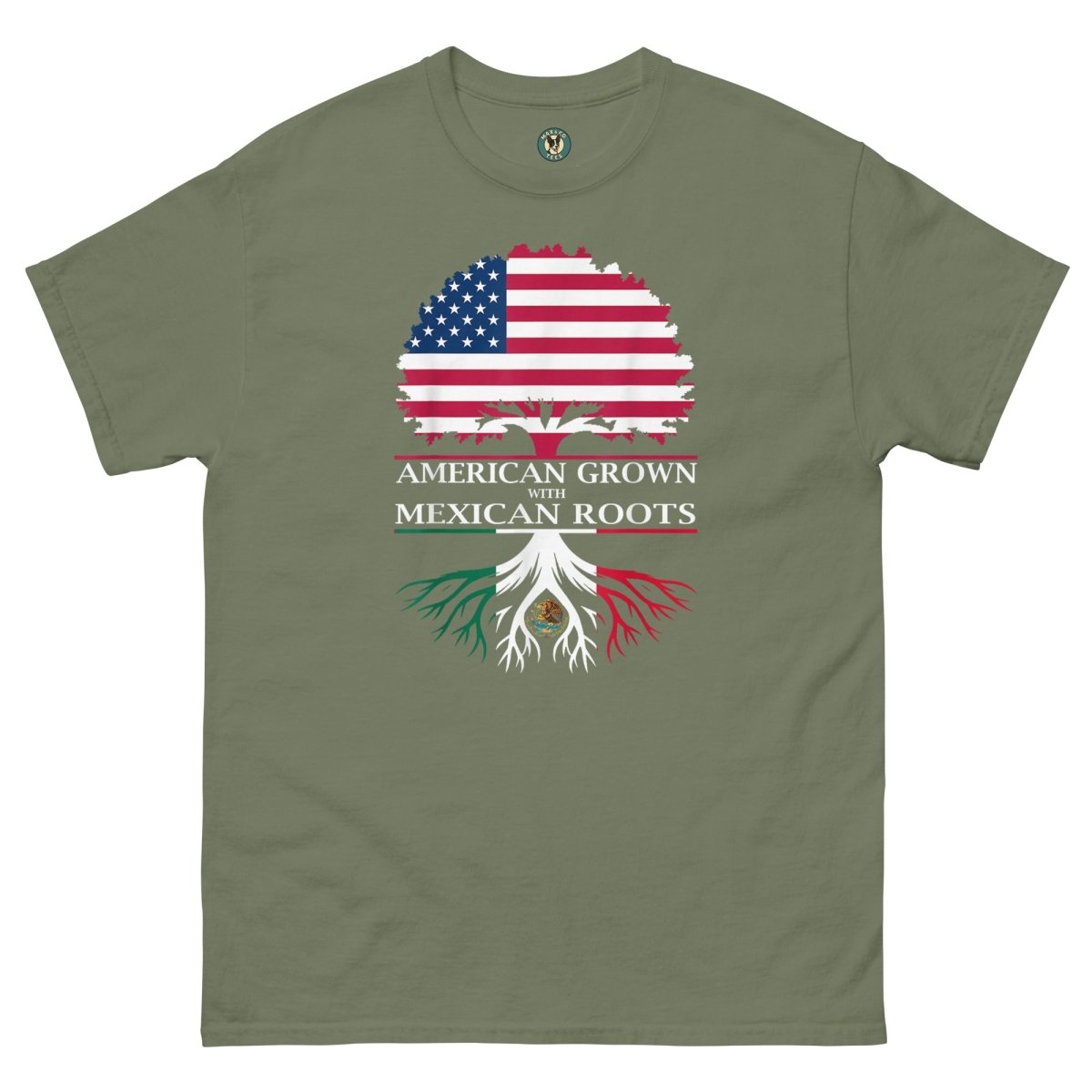 ¡Fuerza México! Flags Roots Tee - Max & Co Tees