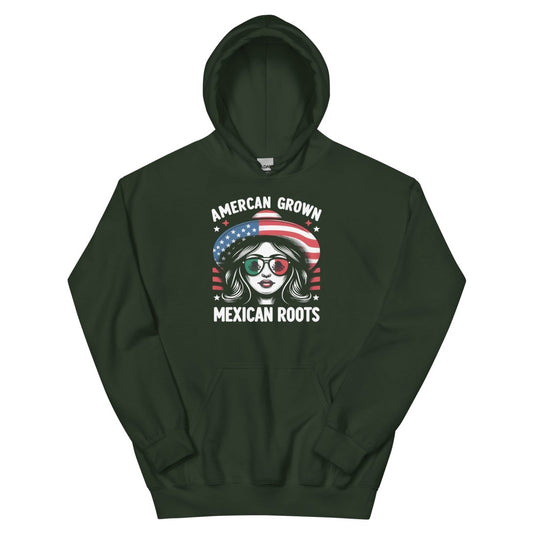 ¡Fuerza México! Glasses Grown Hoodie - Max & Co Tees