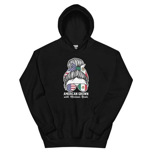 ¡Fuerza México! Rooted Glasses Hoodie - Max & Co Tees