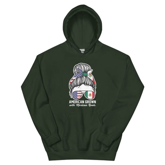 ¡Fuerza México! Rooted Glasses Hoodie - Max & Co Tees