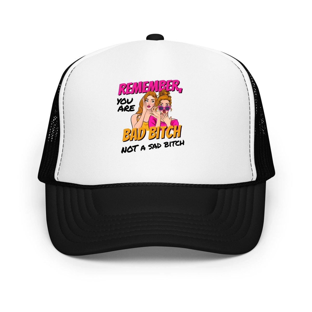 Funny X Bad Bitch Trucker Cap - Max & Co Tees