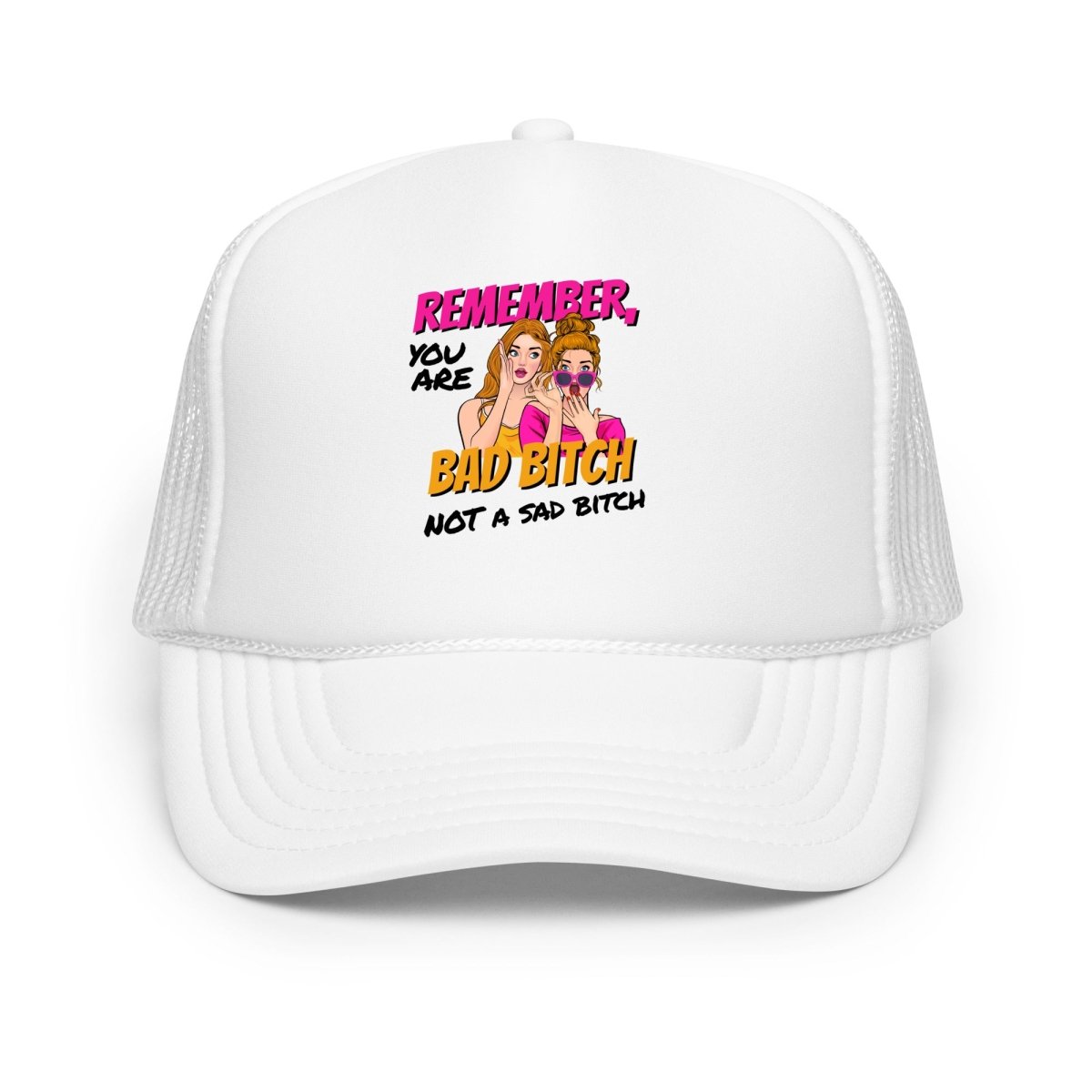Funny X Bad Bitch Trucker Cap - Max & Co Tees