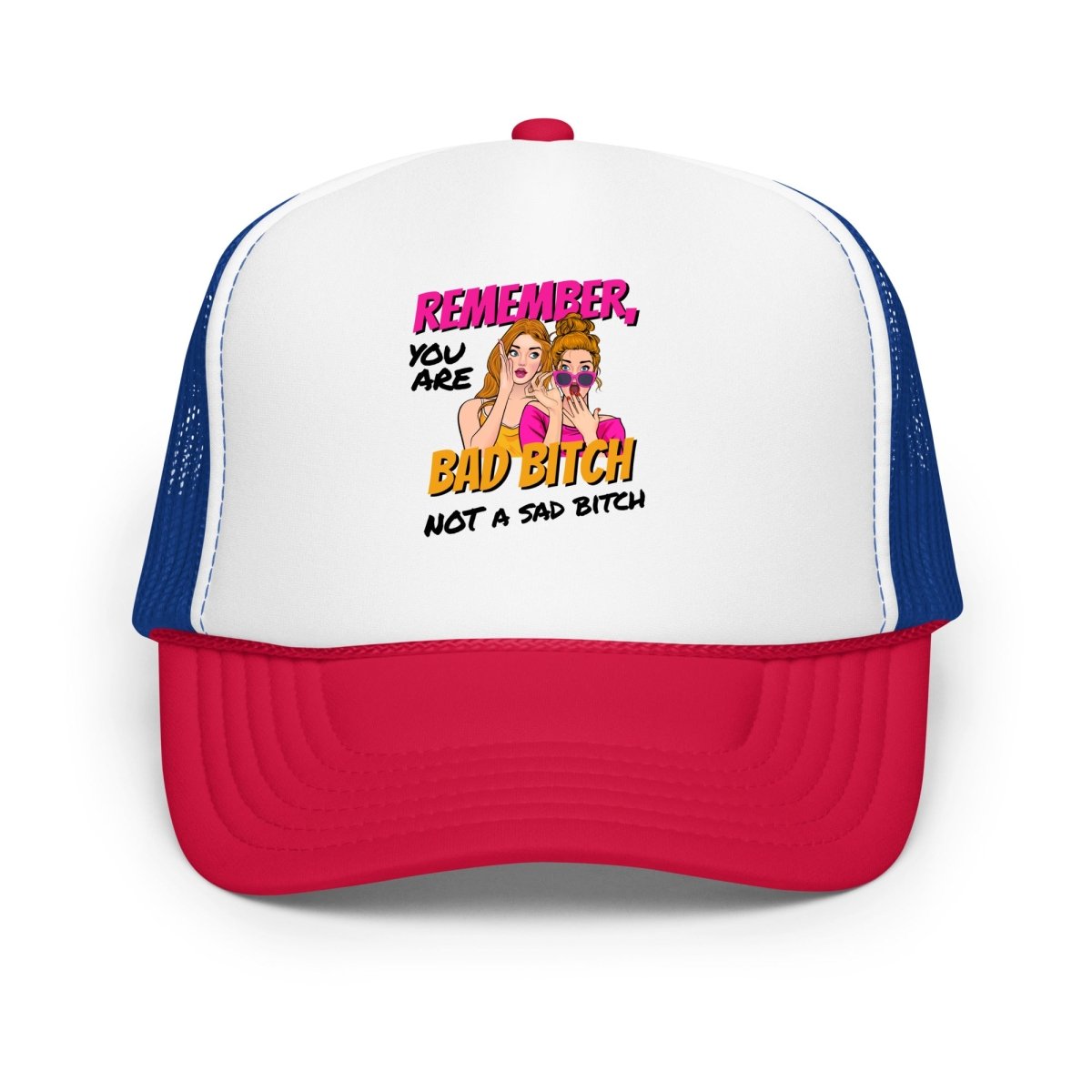 Funny X Bad Bitch Trucker Cap - Max & Co Tees