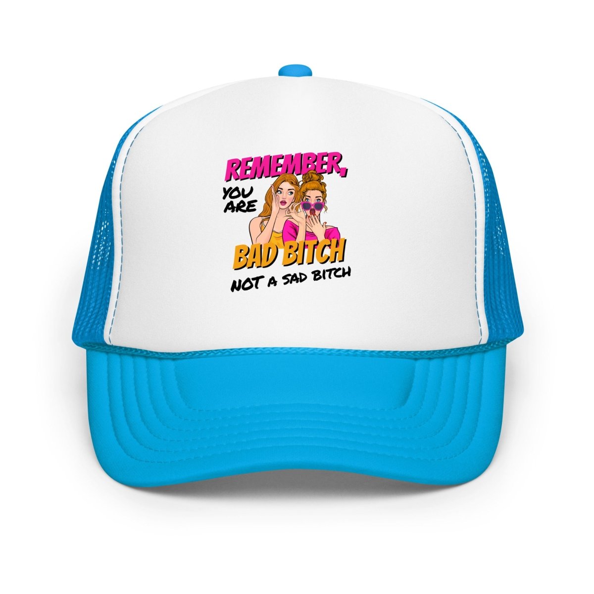 Funny X Bad Bitch Trucker Cap - Max & Co Tees