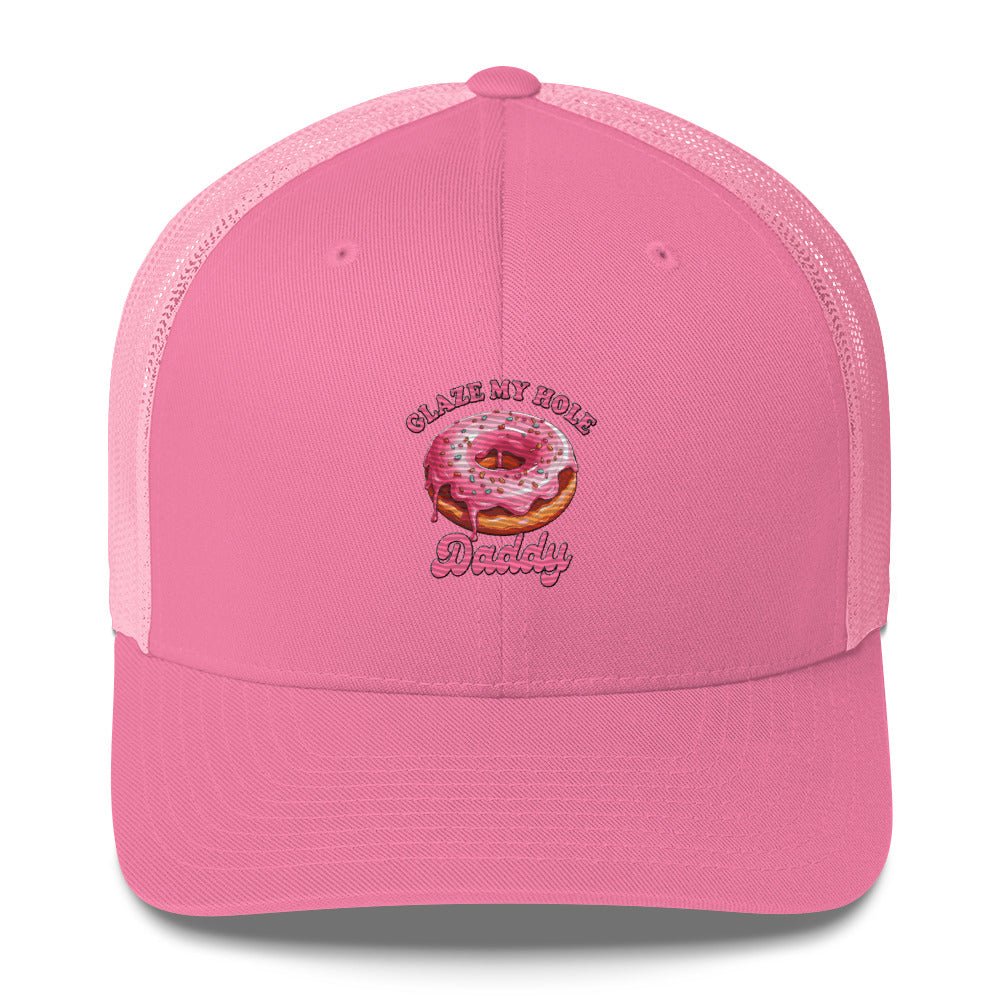 Funny X Glaze My Hole Embroidered Trucker Cap - Max & Co Tees