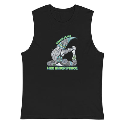 Gnome Inner Peace Muscle Shirt - Max & Co Tees