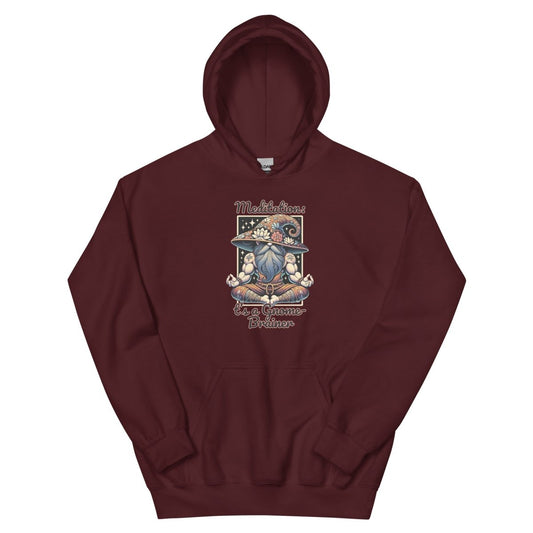 Gnome Meditation Hoodie - Max & Co Tees