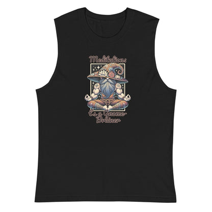 Gnome Meditation Muscle Shirt - Max & Co Tees