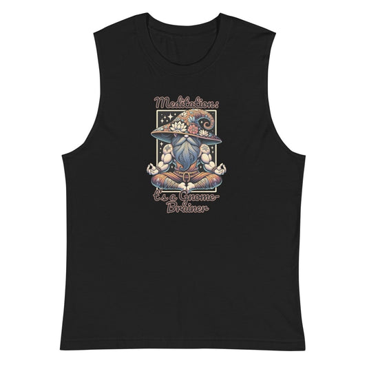 Gnome Meditation Muscle Shirt - Max & Co Tees