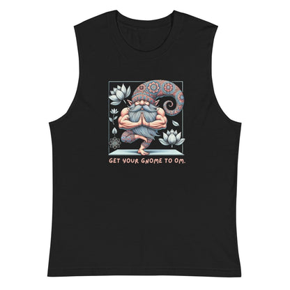 Gnome to Om Muscle Shirt - Max & Co Tees