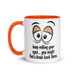 Humor Eye Roll Inner Color Mug - Max & Co Tees