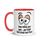 Humor Eye Roll Inner Color Mug - Max & Co Tees