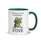 Humor I'm Fine Inner Color Mug - Max & Co Tees