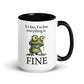 Humor I'm Fine Inner Color Mug - Max & Co Tees