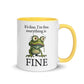 Humor I'm Fine Inner Color Mug - Max & Co Tees