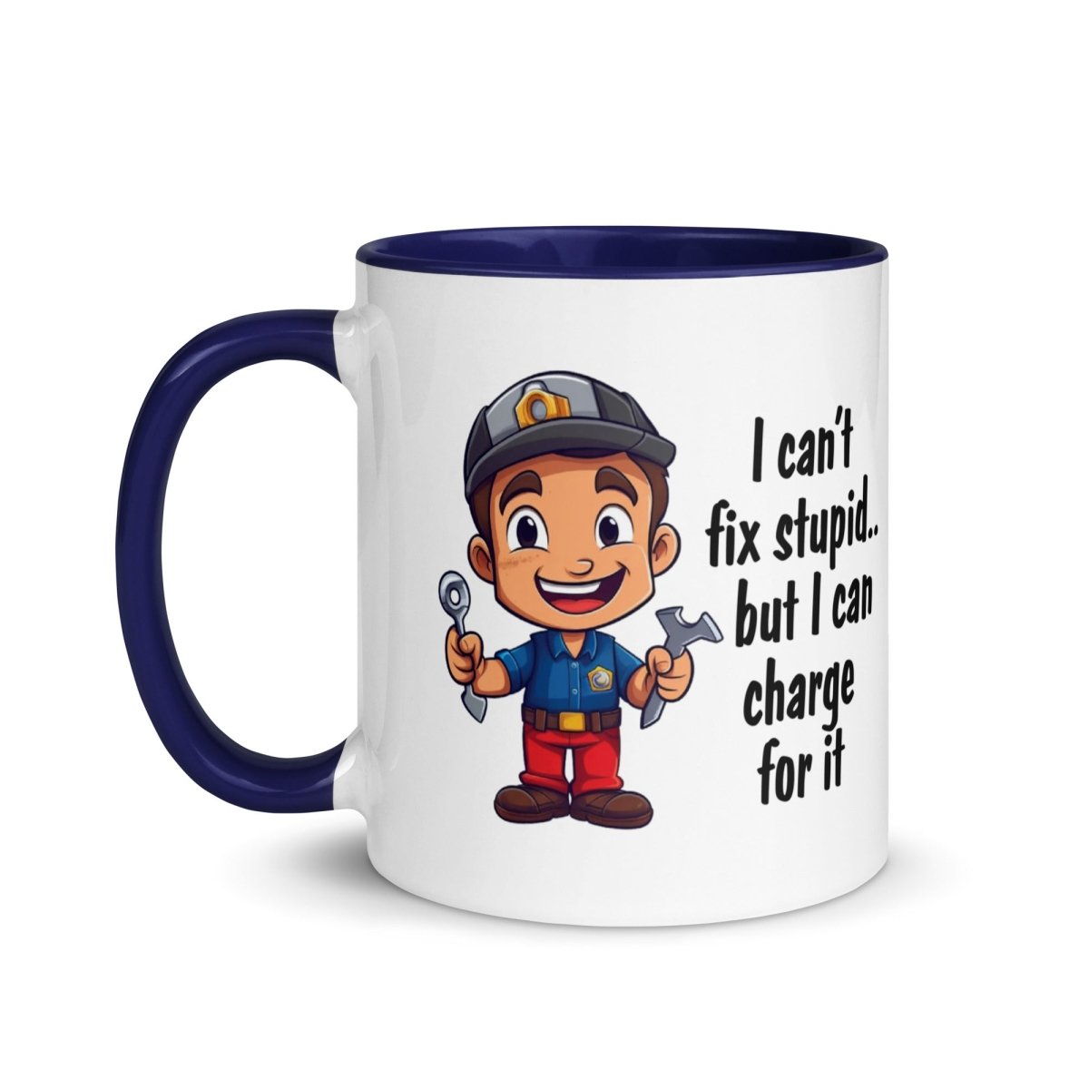 Humor Mechanic Charge Inner Color Mug - Max & Co Tees