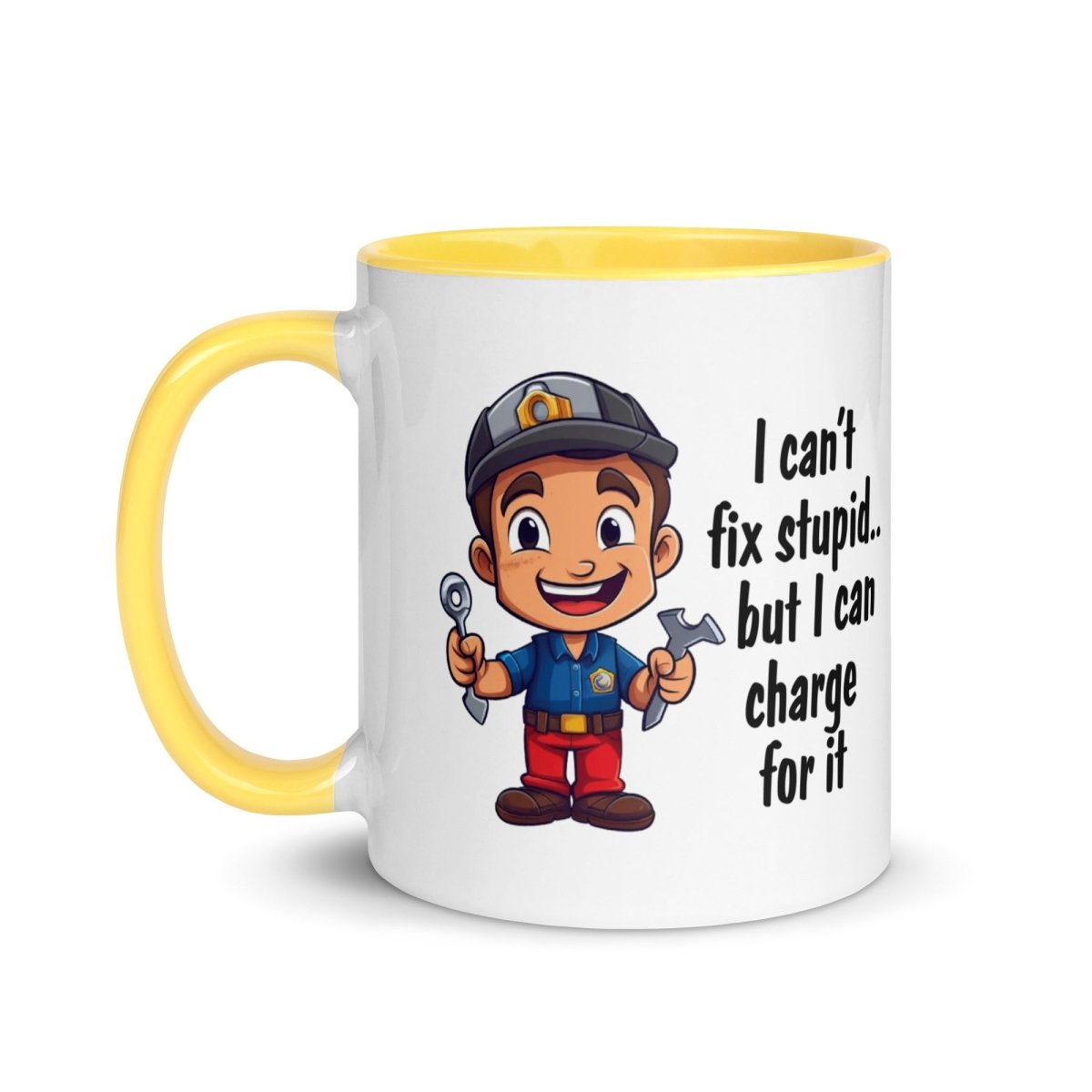 Humor Mechanic Charge Inner Color Mug - Max & Co Tees