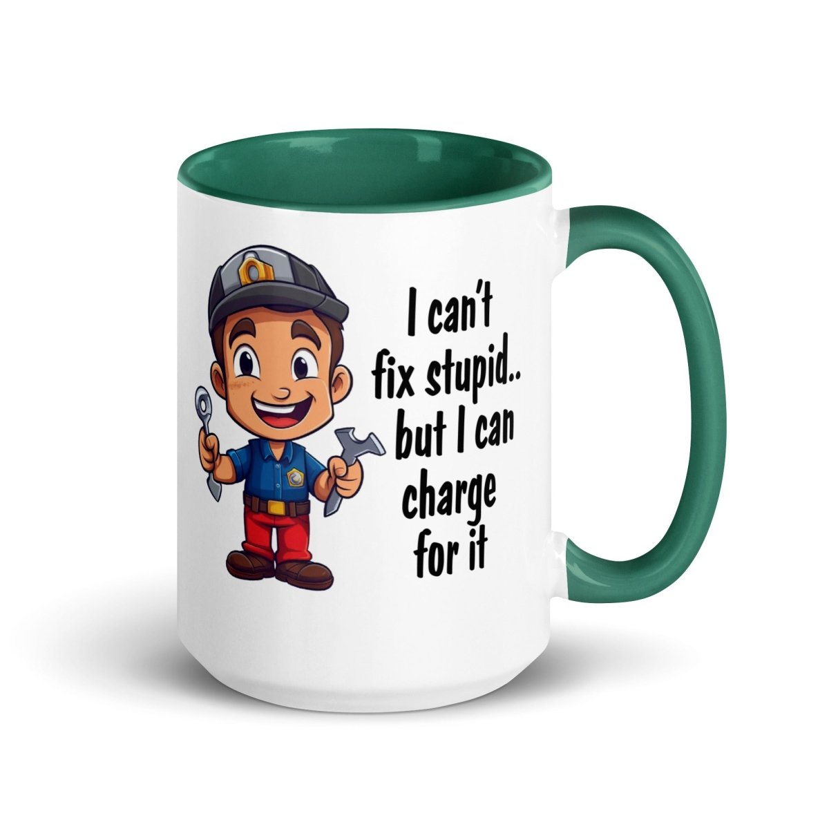 Humor Mechanic Charge Inner Color Mug - Max & Co Tees