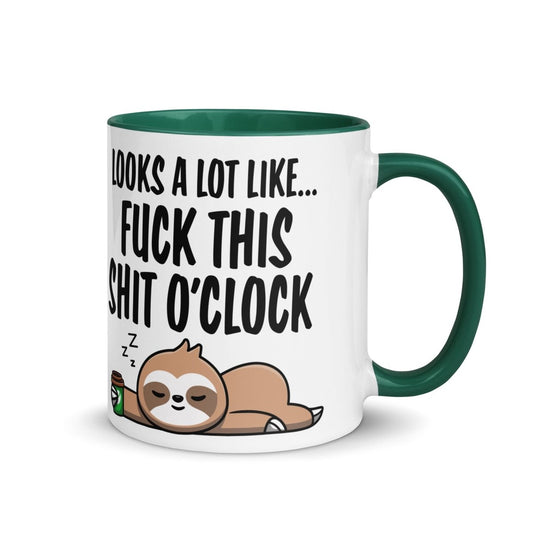 Humor Sh#$ O'clock Inner Color Mug - Max & Co Tees
