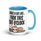 Humor Sh#$ O'clock Inner Color Mug - Max & Co Tees