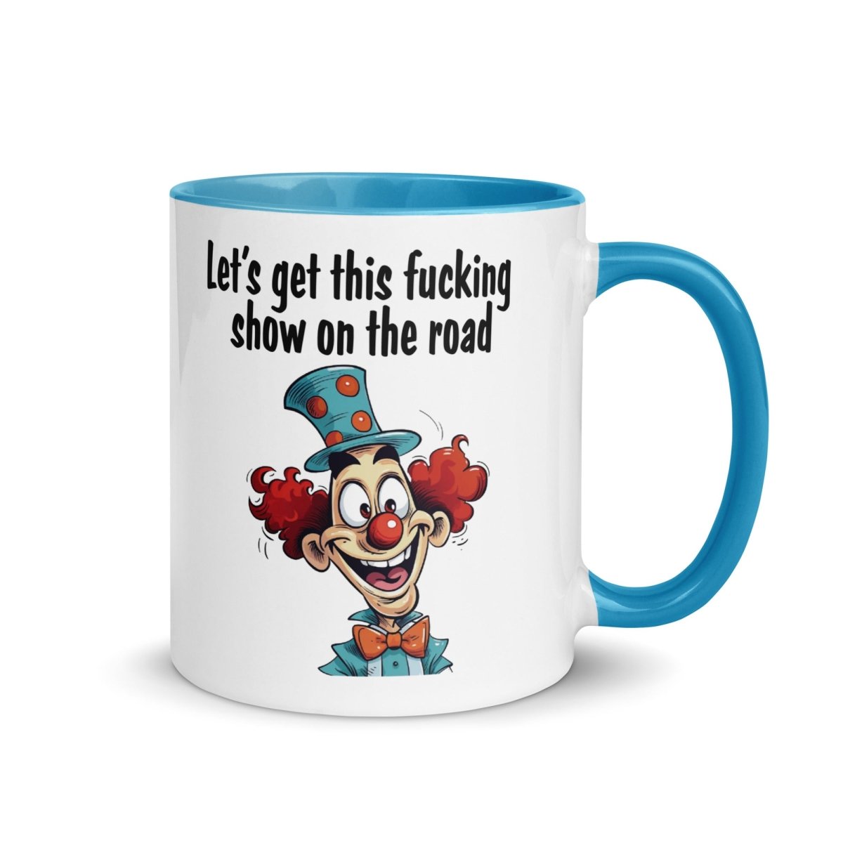 Humor Show on Road Inner Color Mug - Max & Co Tees