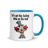 Humor Show on Road Inner Color Mug - Max & Co Tees