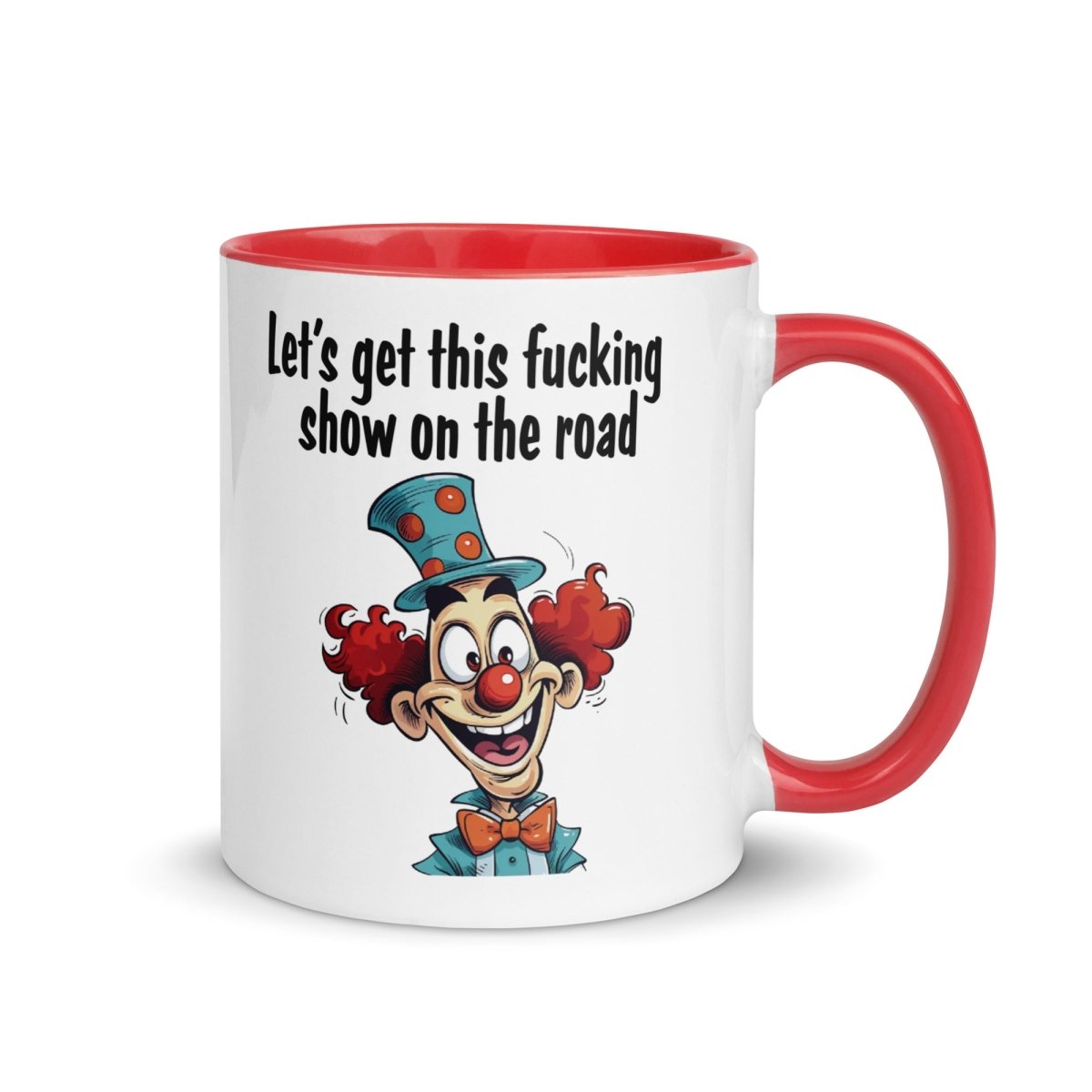 Humor Show on Road Inner Color Mug - Max & Co Tees