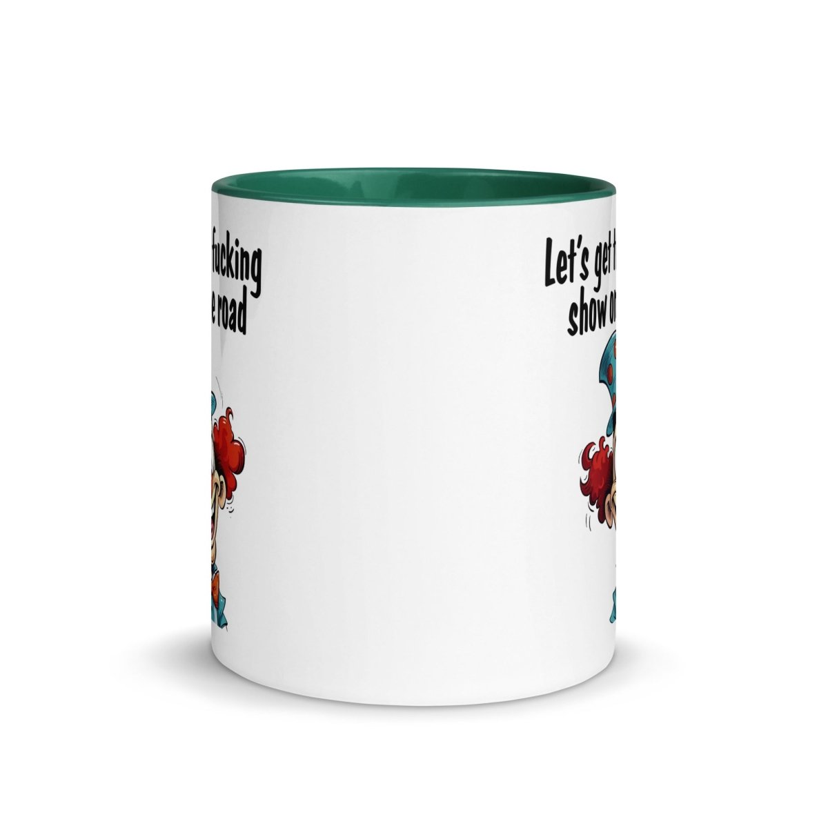 Humor Show on Road Inner Color Mug - Max & Co Tees