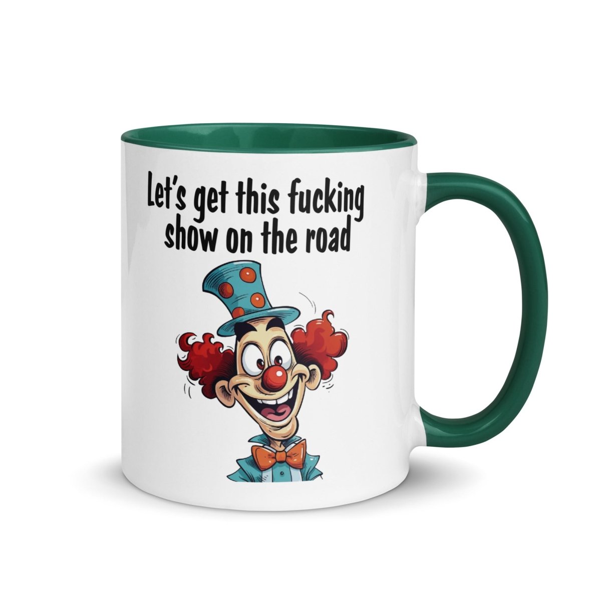 Humor Show on Road Inner Color Mug - Max & Co Tees