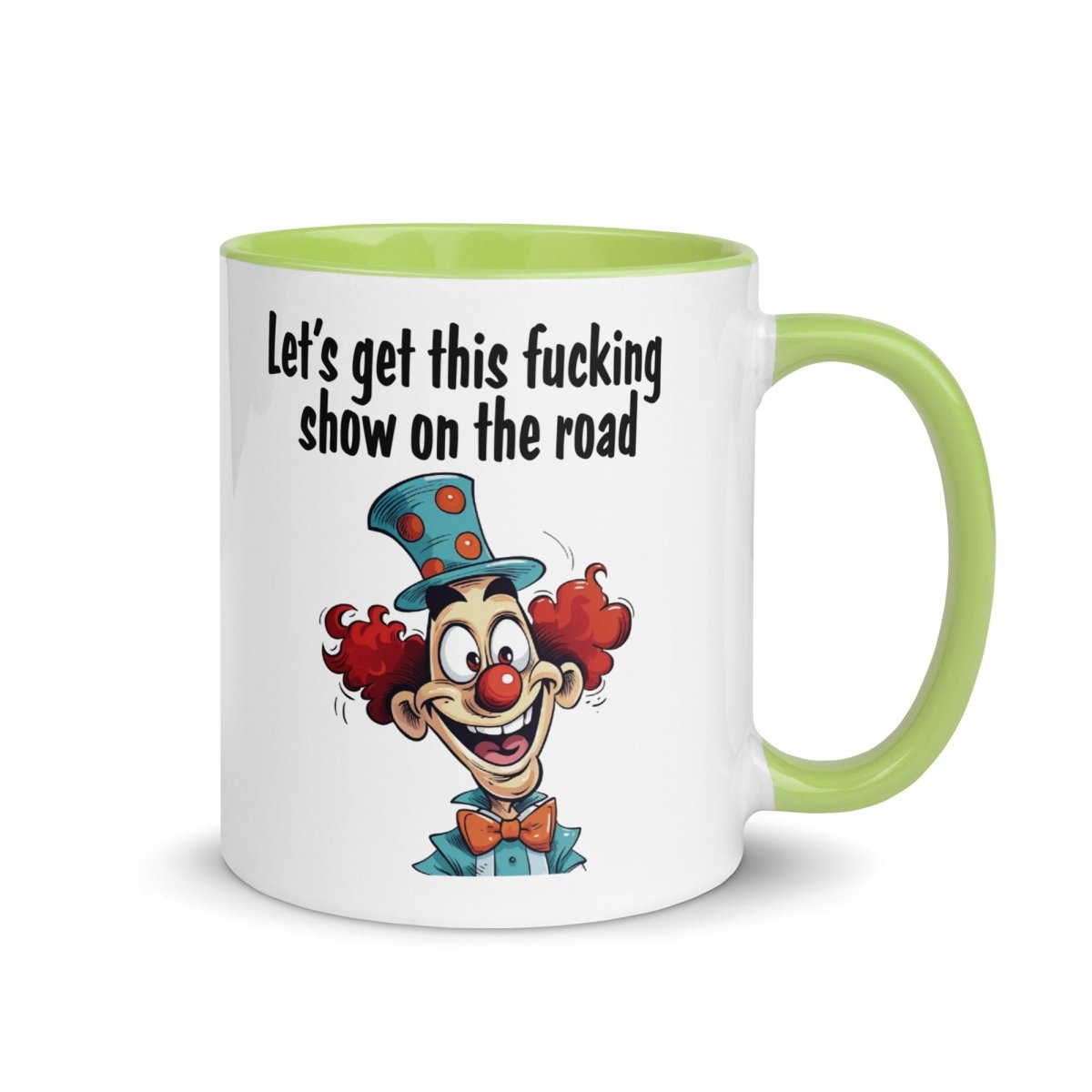 Humor Show on Road Inner Color Mug - Max & Co Tees