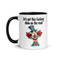 Humor Show on Road Inner Color Mug - Max & Co Tees