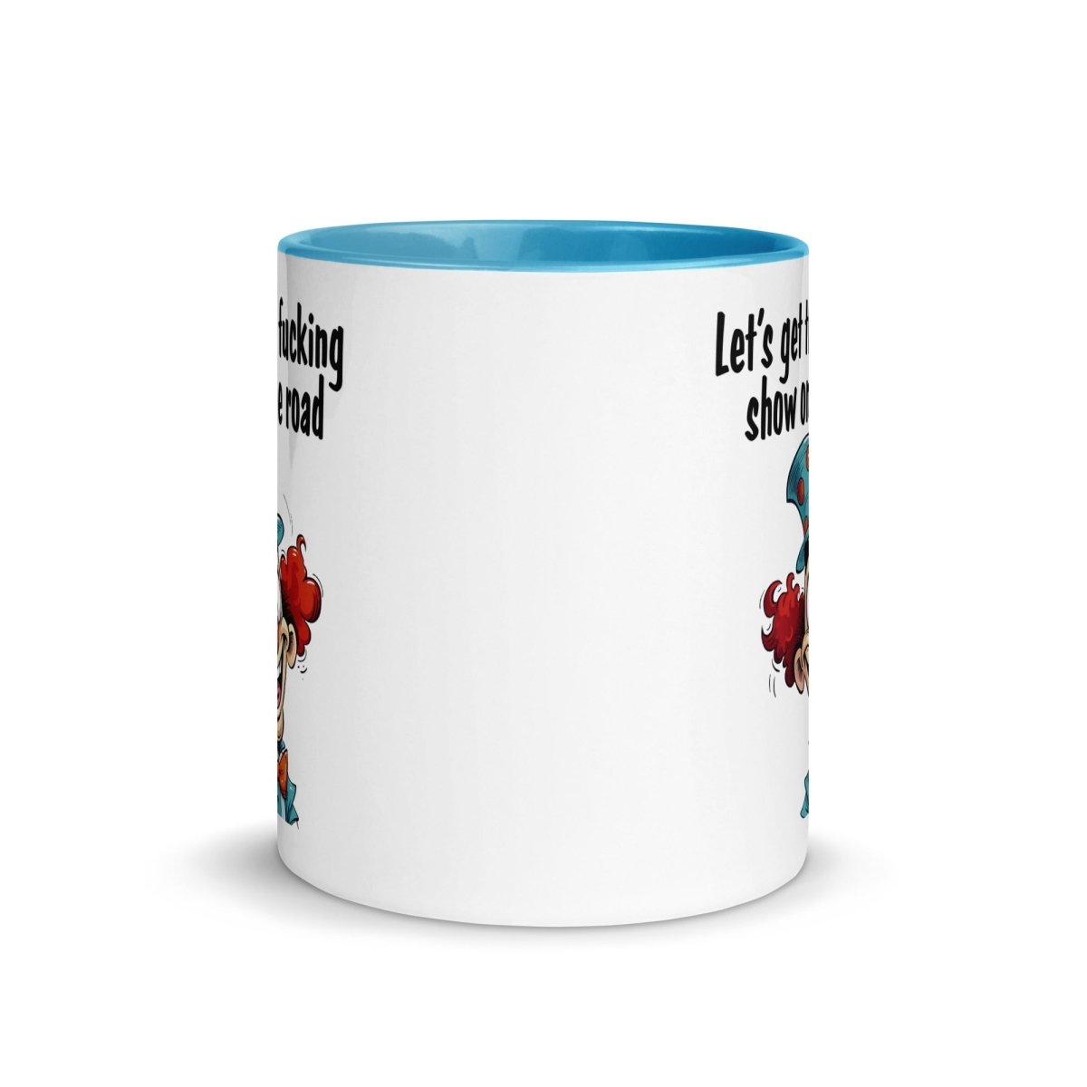 Humor Show on Road Inner Color Mug - Max & Co Tees