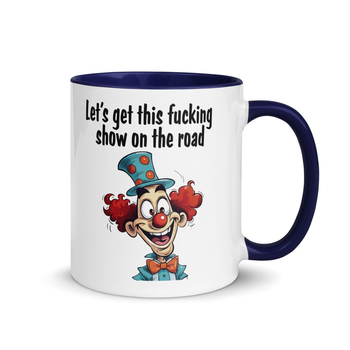 Humor Show on Road Inner Color Mug - Max & Co Tees