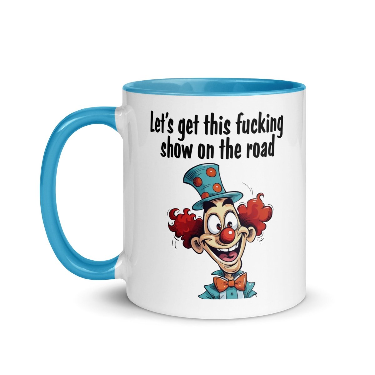 Humor Show on Road Inner Color Mug - Max & Co Tees