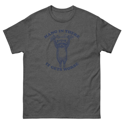 Max & Friends Racoon Hang in There Tee - Max & Co Tees