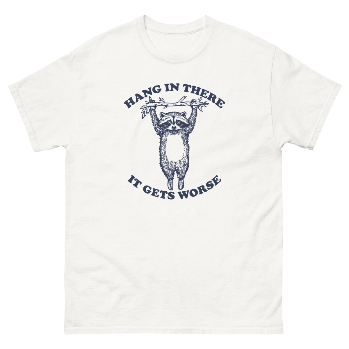 Max & Friends Racoon Hang in There Tee - Max & Co Tees