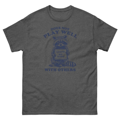 Max & Friends Racoon Play Well Tee - Max & Co Tees