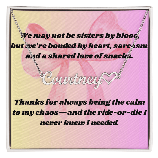Personalized Soul Sister Necklace - Max & Co Tees