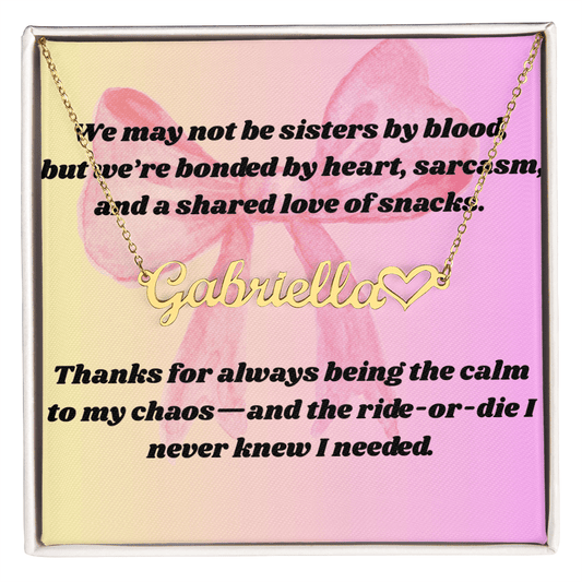 Personalized Soul Sister Necklace - Max & Co Tees