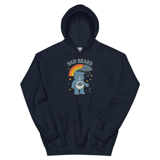 Retro Sad Bear Hoodie - Max & Co Tees