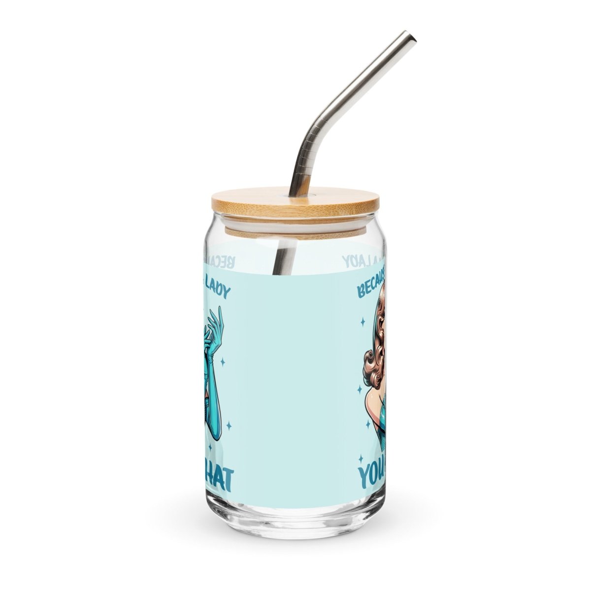 Sassy Asshat Can - Shaped Glass - Max & Co Tees