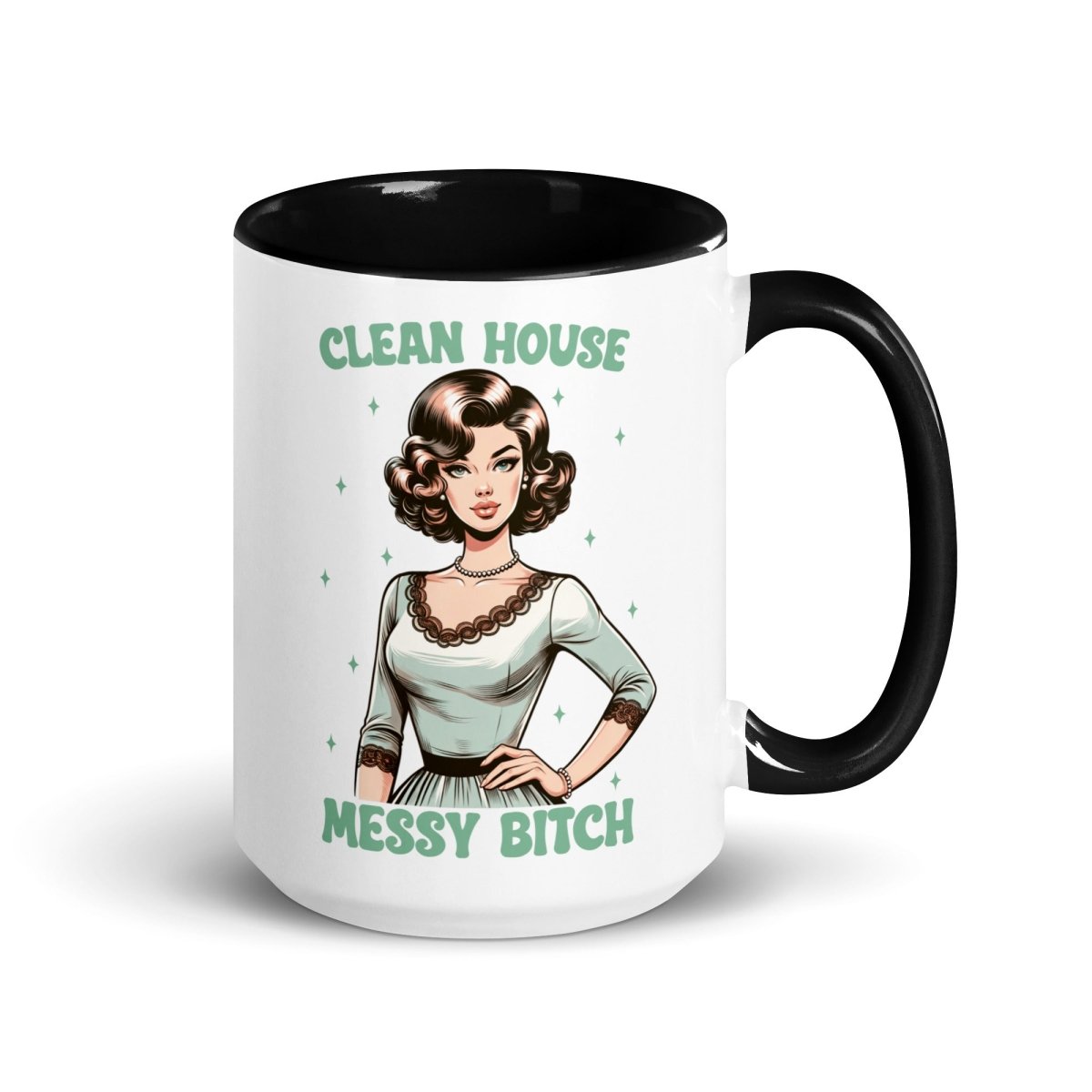 Sassy Clean House Messy Inner Color Mug - Max & Co Tees