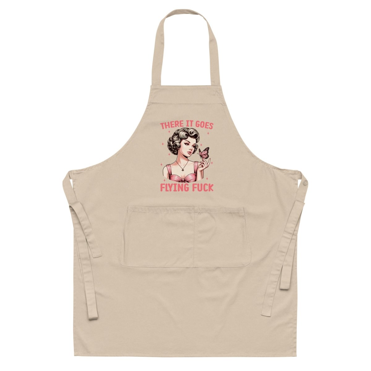Sassy Flying F Organic Apron - Max & Co Tees