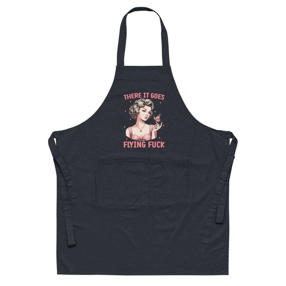 Sassy Flying F Organic Apron - Max & Co Tees
