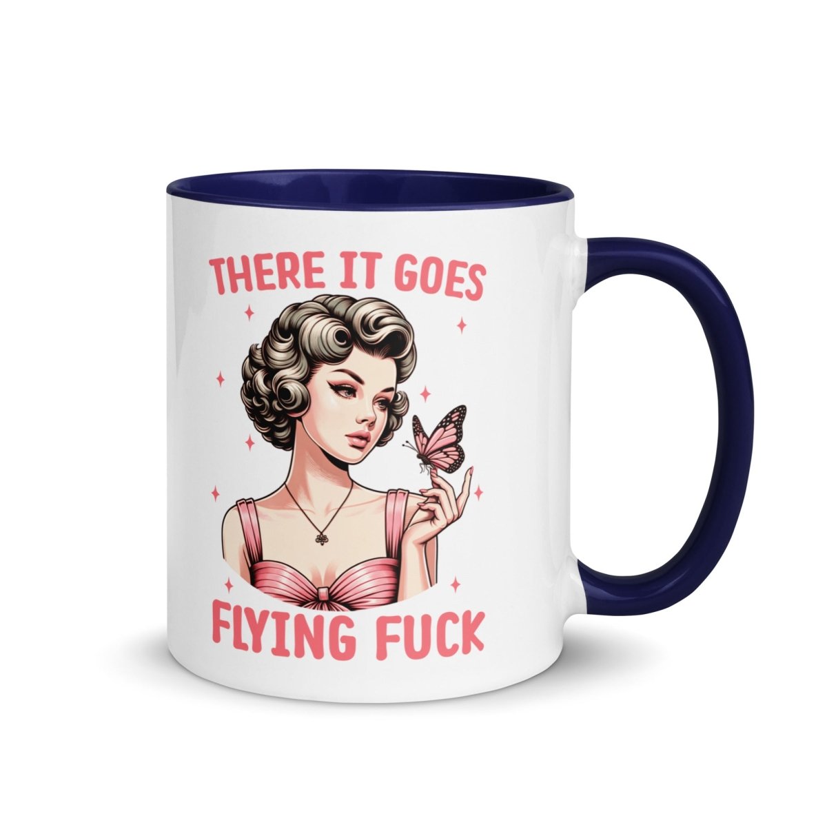 Sassy Flying FU#$ Inner Color Mug - Max & Co Tees